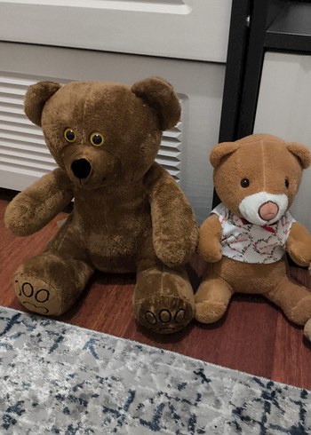  Beden Renk Kahverengi Peluş Ayı Oyuncakları Seti