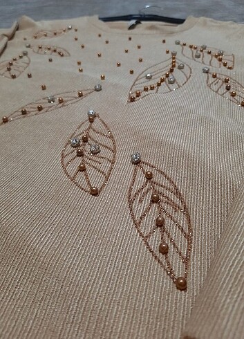 44 Beden camel Renk Tunik