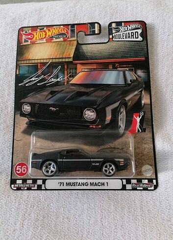71 Mustang Mach 1 Hotwheels araba