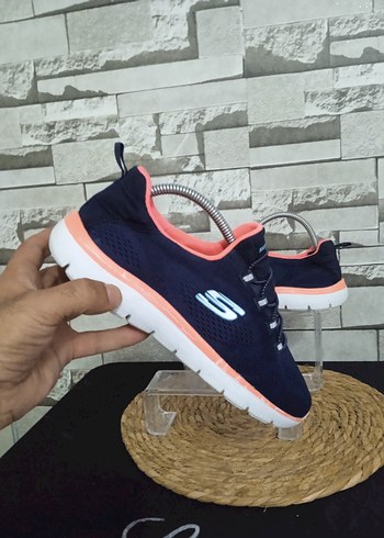 Skechers Orijinal Skechers Kadın Lacivert Spor Ayakkabı