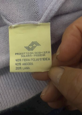 40 Beden Kısa Kollu İnce lila Renkli Kadın Kazak