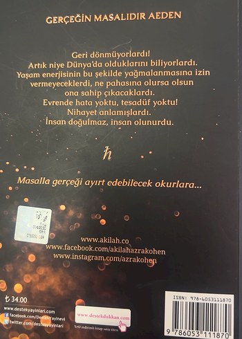 Aeden - Bir Dünya Hikayesi Romanı