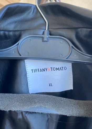 Tiffany Tomato Siyah Kadın Deri Ceket