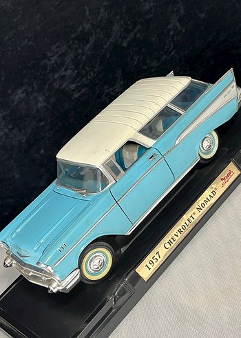 Beden 1957 Chevrolet Nomad Turkuaz Oyuncak Araba