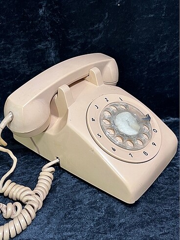 Beden beyaz Renk Çevirmeli telefon