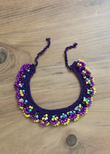 Renkli Boncuklu Bohem Midi Kolye - Görsel 6