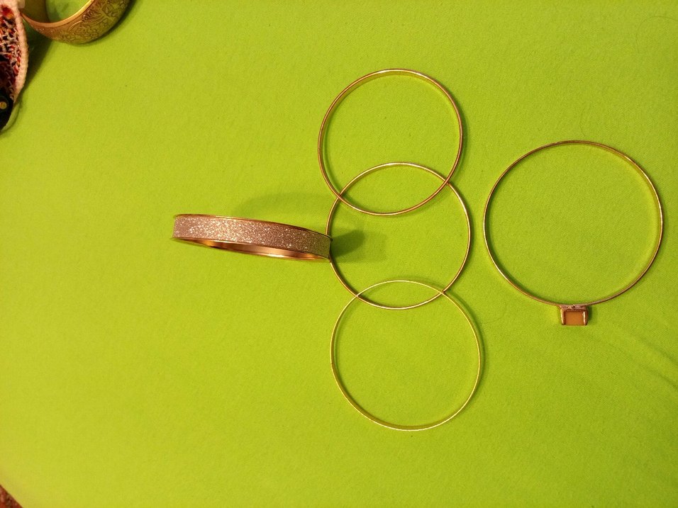 Minimalist Altın Kadın Bileklik Seti - Görsel 2