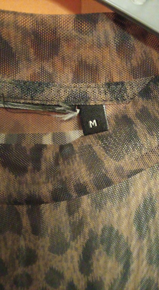 Bohem Leopar Desenli Uzun Kollu Bluz - Görsel 3