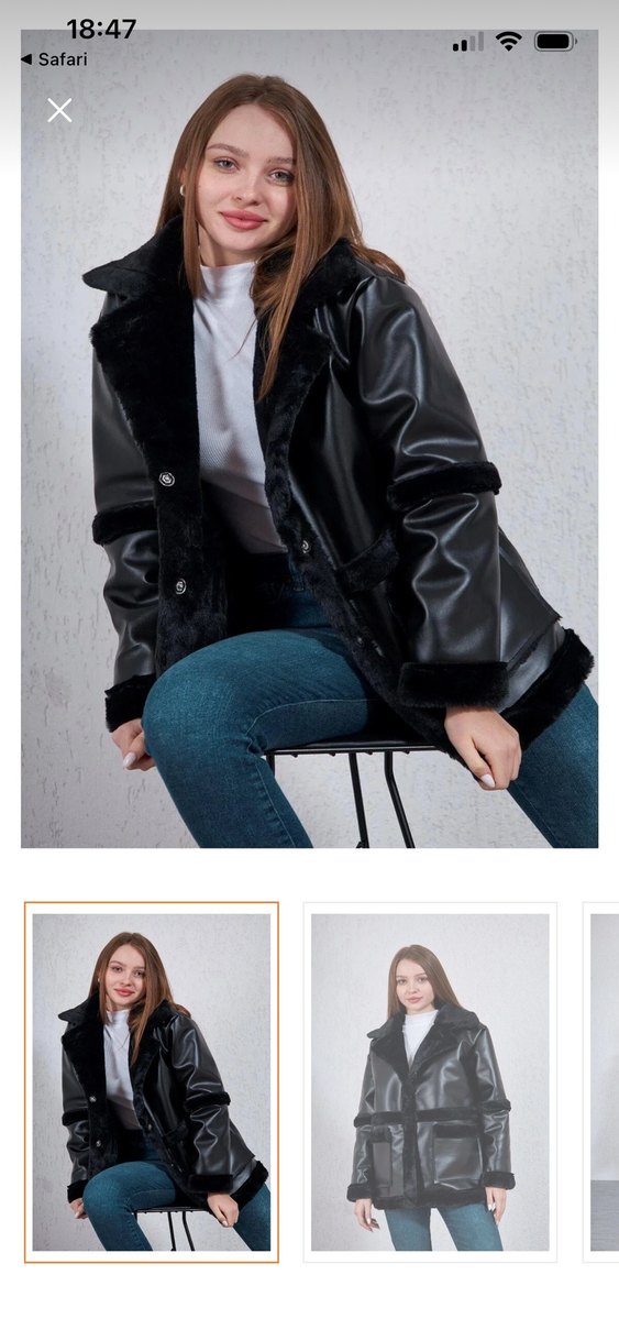 TİFFANY TOMATO MONT KÜRK DETAYLI BAYAN - Görsel 2