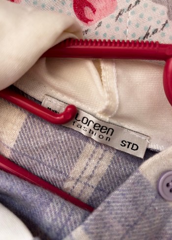 Gri Ekoseli Kapüşonlu Kadın Gömlek - Görsel 3