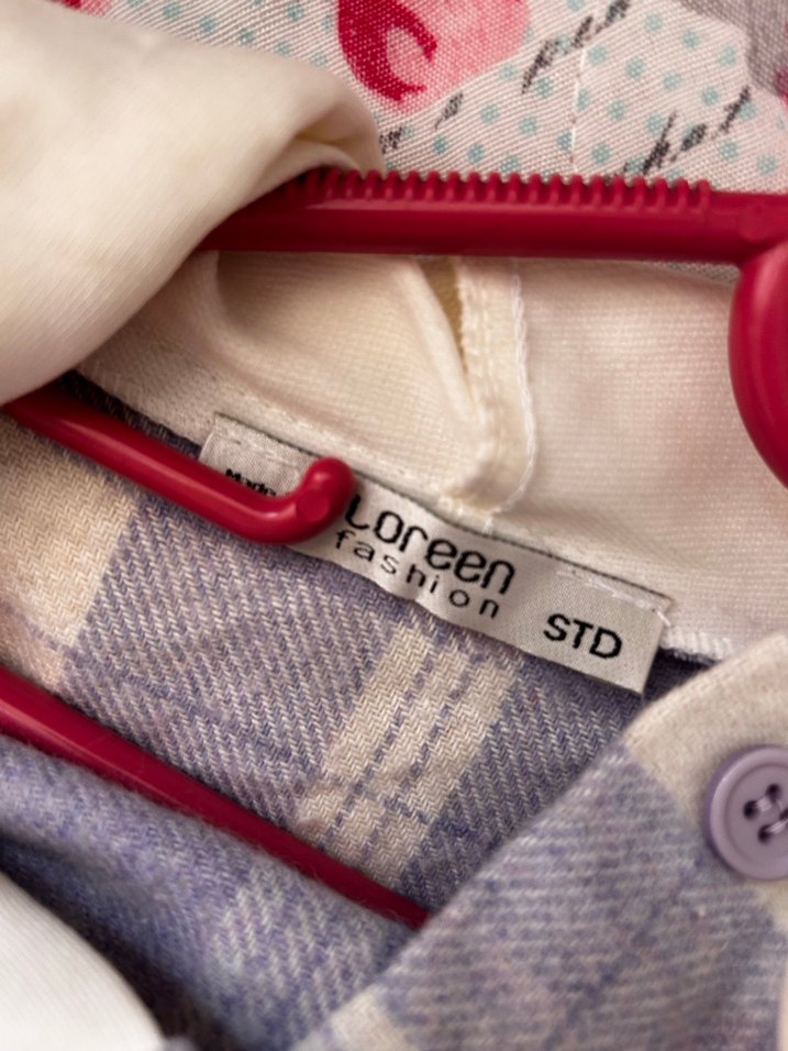 Gri Ekoseli Kapüşonlu Kadın Gömlek - Görsel 3