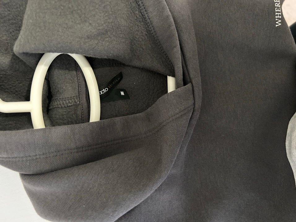 Gri Kadın Sweatshirt, Uzun Kollu, Baskılı - Görsel 3