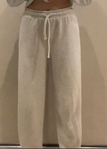 Bej Kadın Rahat Kesim Eşofman Altı - Görsel 3