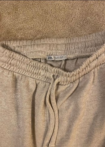 Bej Kadın Rahat Kesim Eşofman Altı - Görsel 2