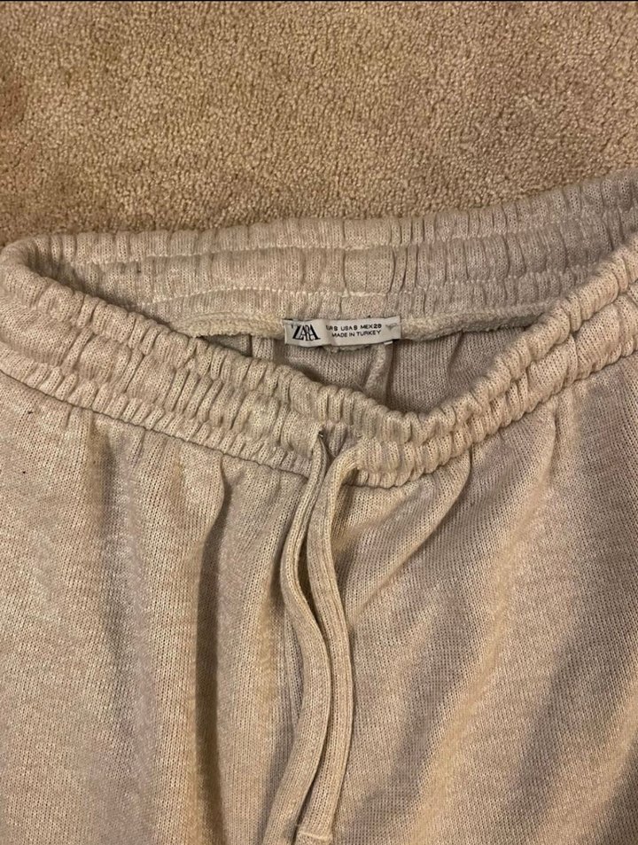 Bej Kadın Rahat Kesim Eşofman Altı - Görsel 2