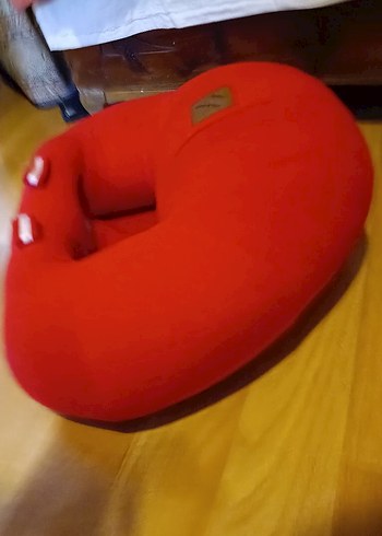 Kırmızı Bebek Mama Sandalyesi Minderi - Görsel 2