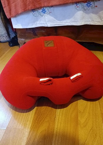 Kırmızı Bebek Mama Sandalyesi Minderi - Görsel 3