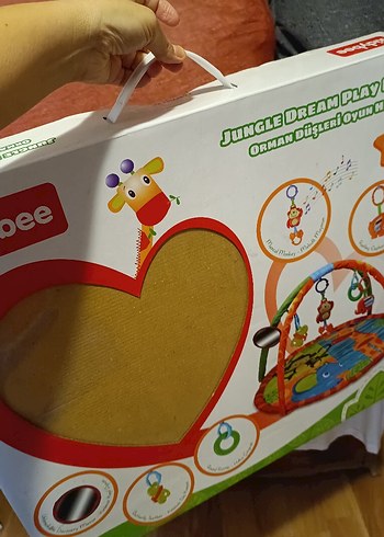 Renkli Orman Temalı Bebek Oyun Halısı