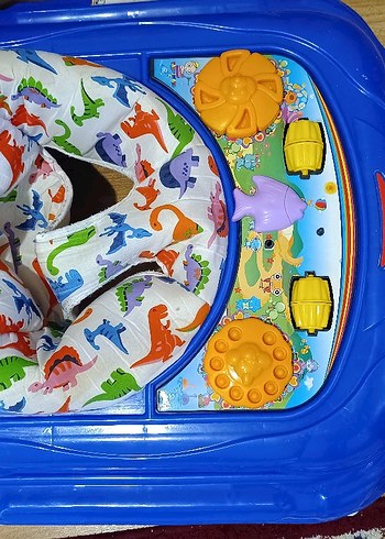 Renkli Mavi Bebek Yürüteci - Görsel 3