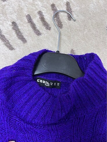 xs Beden mor Renk ŞIK KAZAK CROP