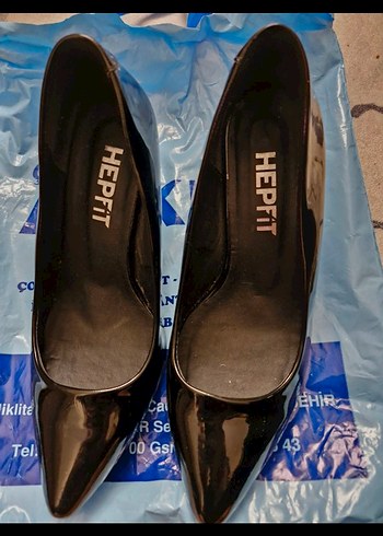 Kadın Siyah Rugan Yüksek Topuklu Stiletto - Görsel 7