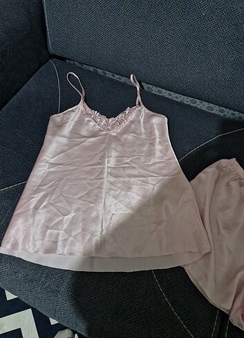 Saten şortlu pijama