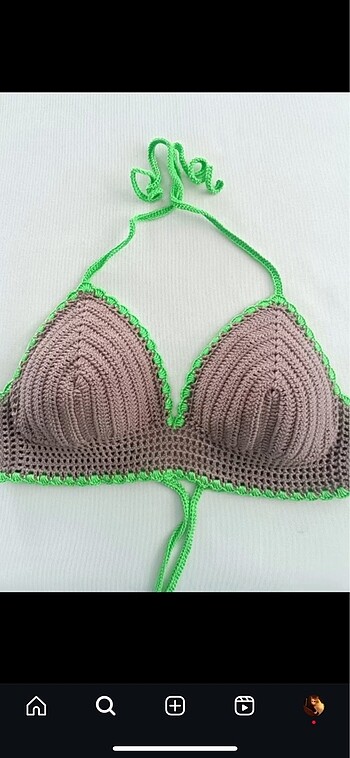 Diğer Bikini üstü (pamuklu ipten)