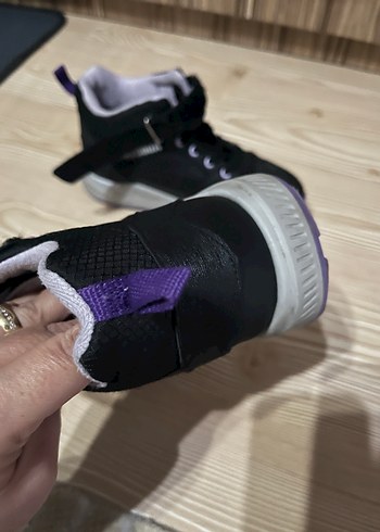 Kız Çocuk Siyah Spor bot Velcro - Görsel 3