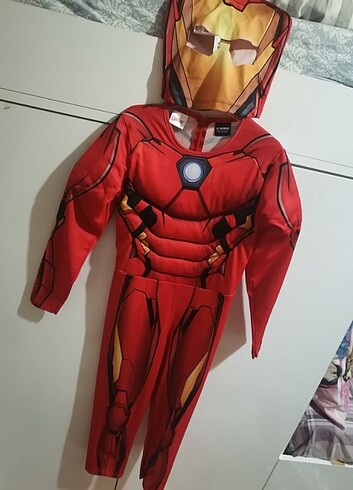LC Waikiki Lisanslı 7-8 yaş kaslı Iron Man kostüm (marvel) 