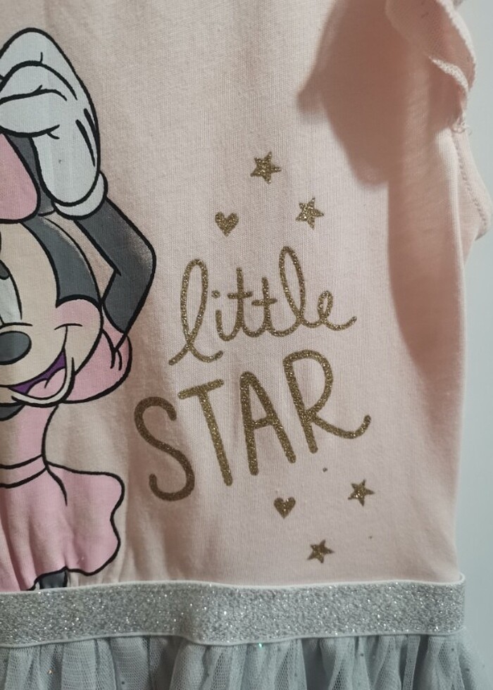 6 - 7 yaş  eteği tül detaylı elbise  - Görsel 4