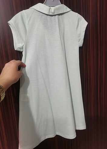 Lacoste pamuklu 7 yaş elbise  - Görsel 3