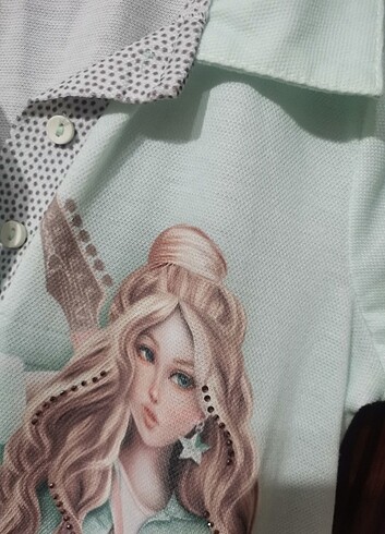 Lacoste pamuklu 7 yaş elbise  - Görsel 5