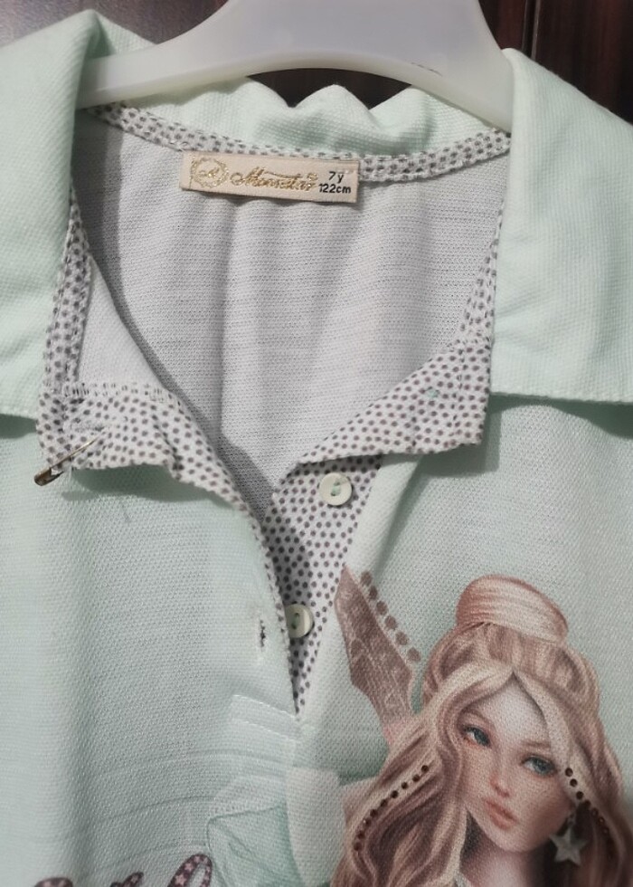 Lacoste pamuklu 7 yaş elbise  - Görsel 4