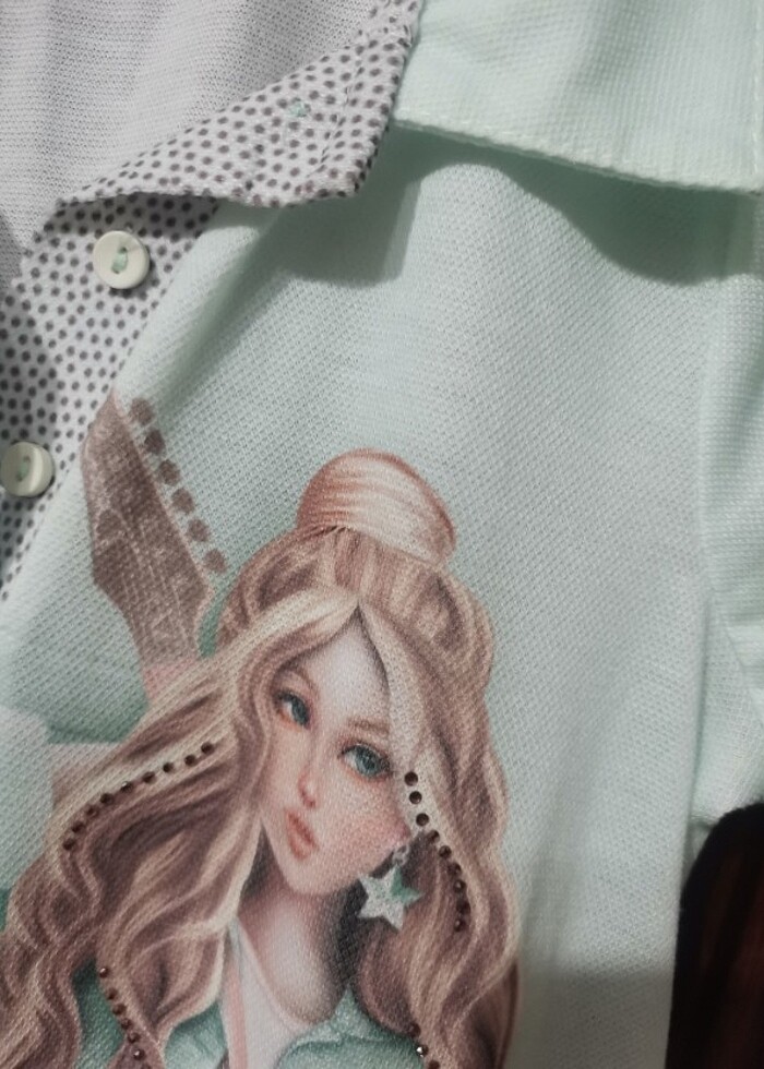 Lacoste pamuklu 7 yaş elbise  - Görsel 5