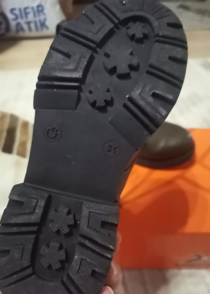 31 numara kız çocuk asker botu  - Görsel 4
