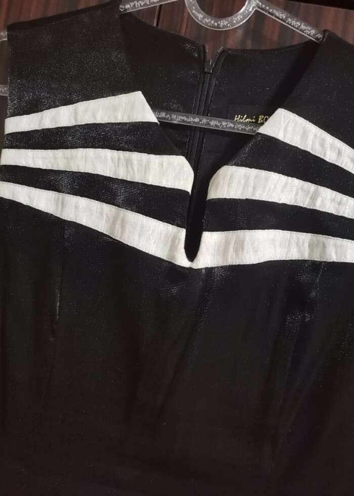 42 beden saten elbise ceket takım  - Görsel 2