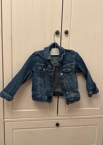 Lcw Kız Çocuk Düğmeli Lacivert Denim Ceket