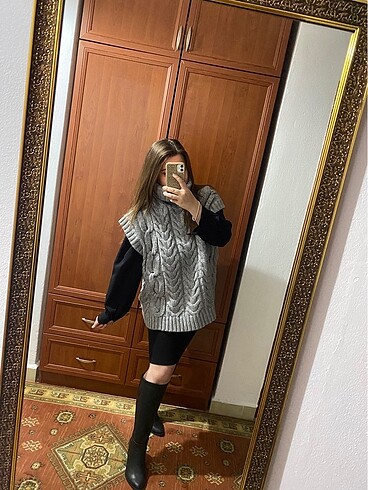 Zara kalın boğazlı triko
