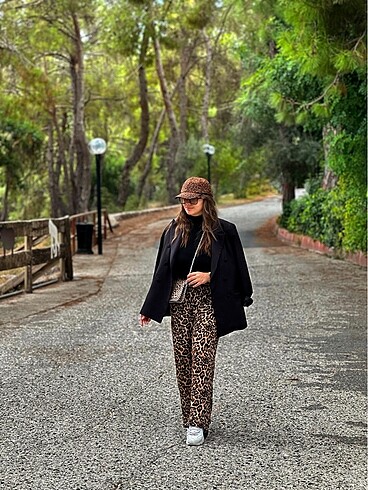 LEOPAR ZARA ÇANTA