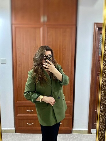 YEŞİL BLAZER CEKET