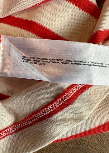 Mango Çizgili Uzun Tişört / Elbise - Görsel 3