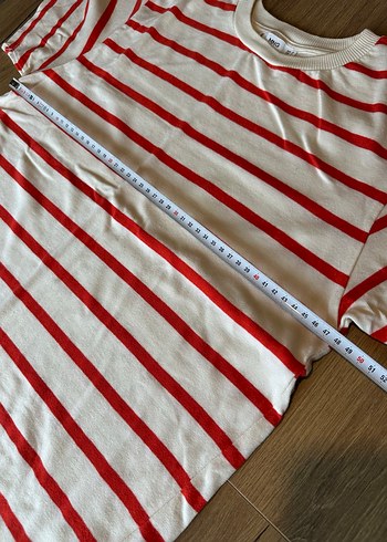 Mango Çizgili Uzun Tişört / Elbise - Görsel 4