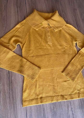 Mango Yakalı Triko Kazak - Görsel 2