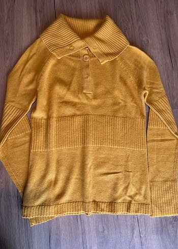 Mango Yakalı Triko Kazak - Görsel 4