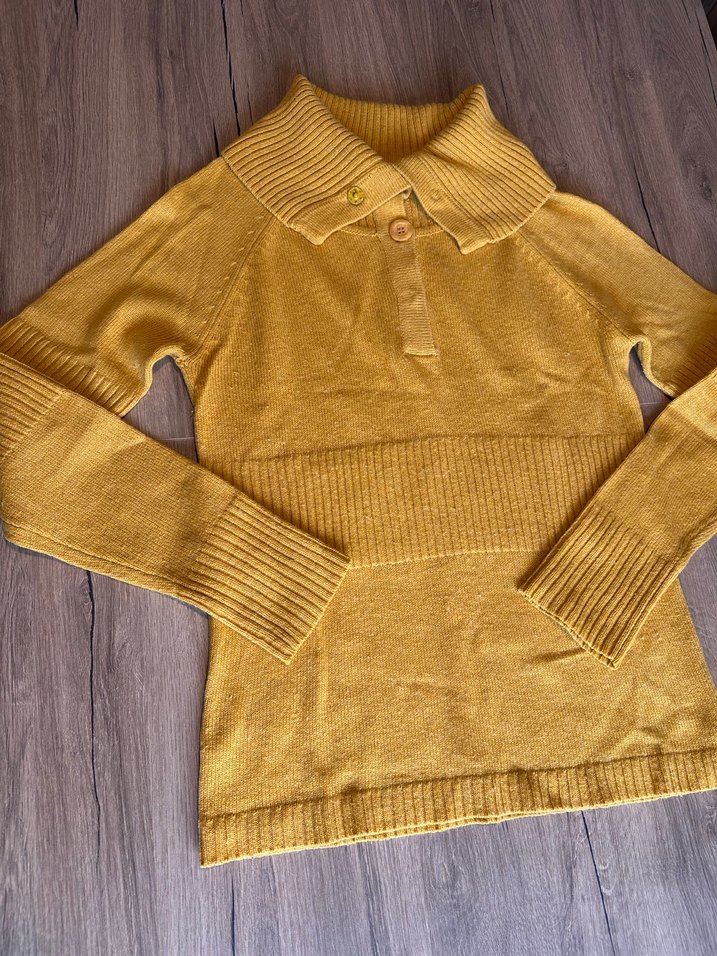 Mango Yakalı Triko Kazak - Görsel 2