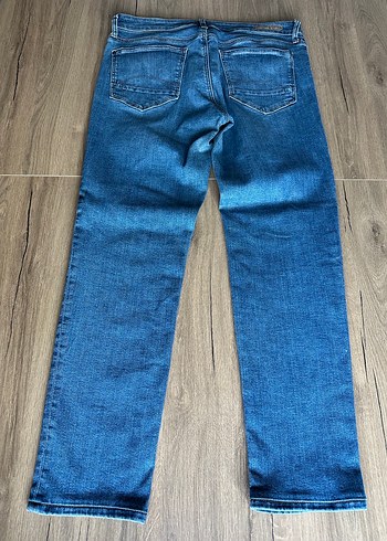 Kadın Mavi Kot Pantolon - Görsel 3