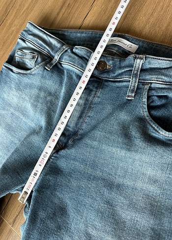 Kadın Mavi Kot Pantolon - Görsel 6