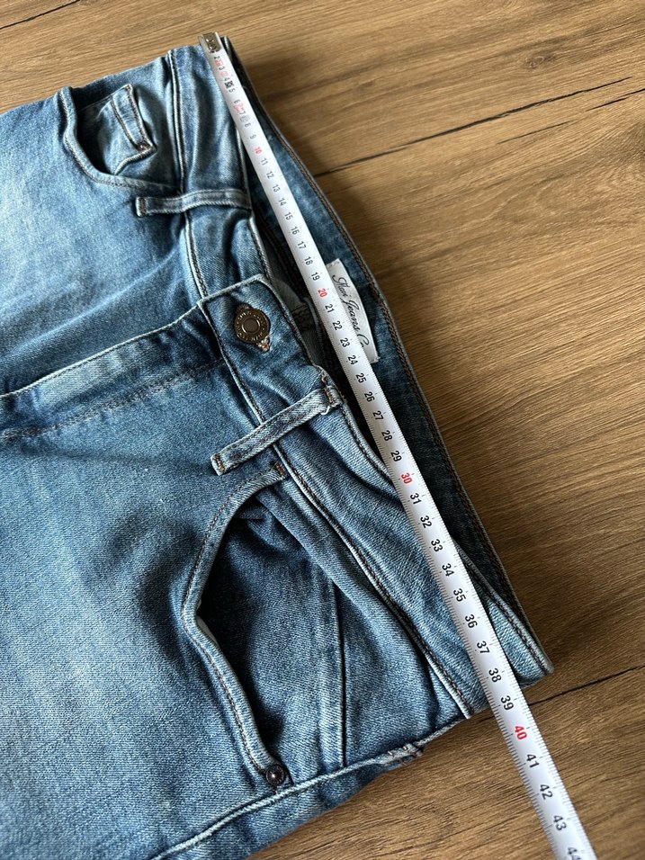 Kadın Mavi Kot Pantolon - Görsel 5