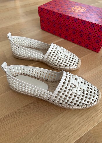 Tory Burch Deri Espadril - Görsel 4