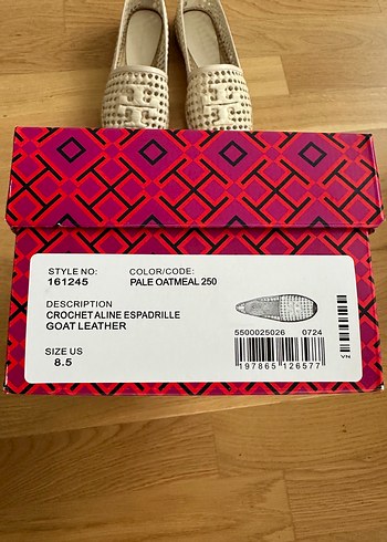 Tory Burch Deri Espadril - Görsel 10